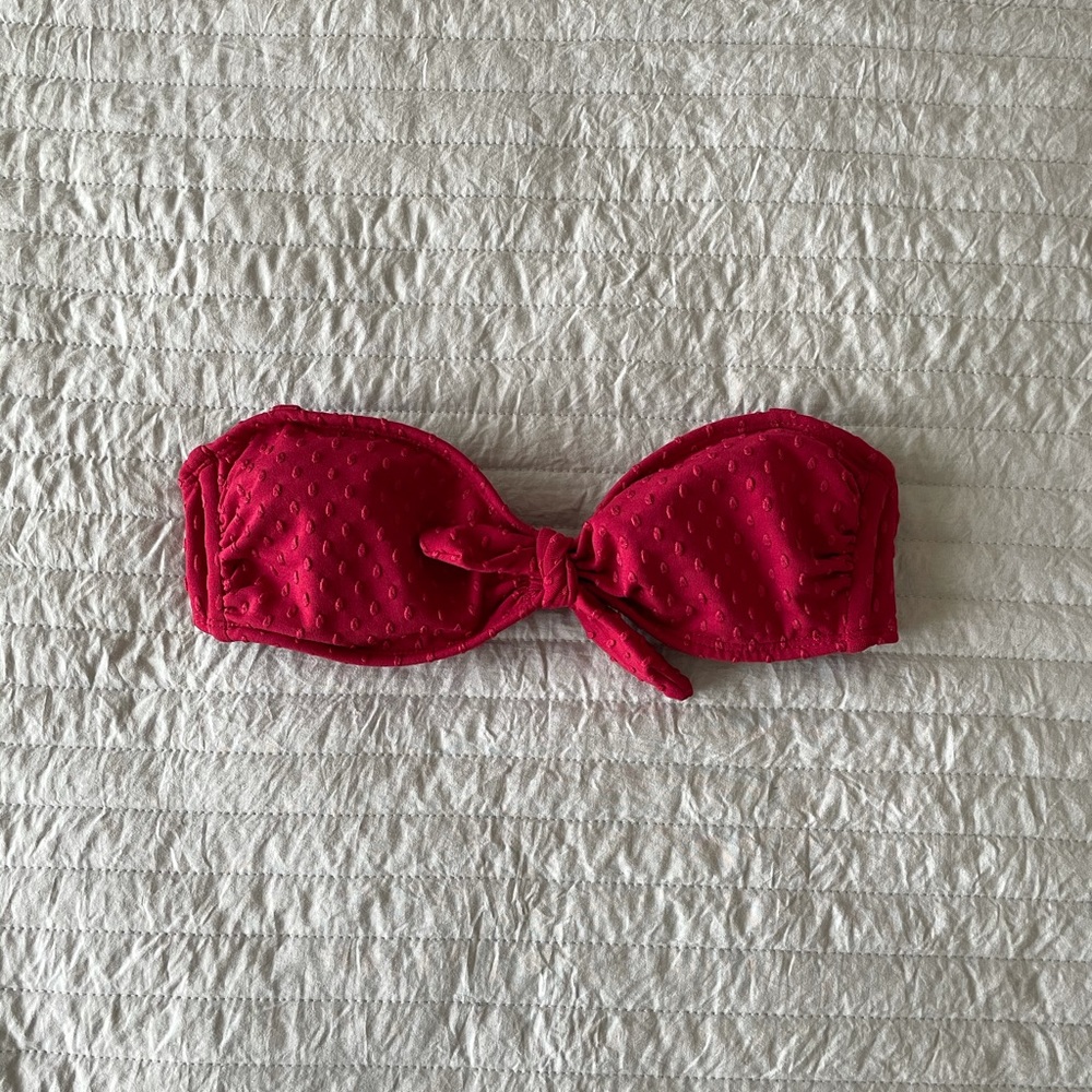 Strapless bikini top